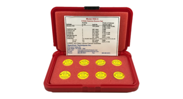 Radioactive Check Sources for Alpha, Beta, Gamma and Mixed Isotopes